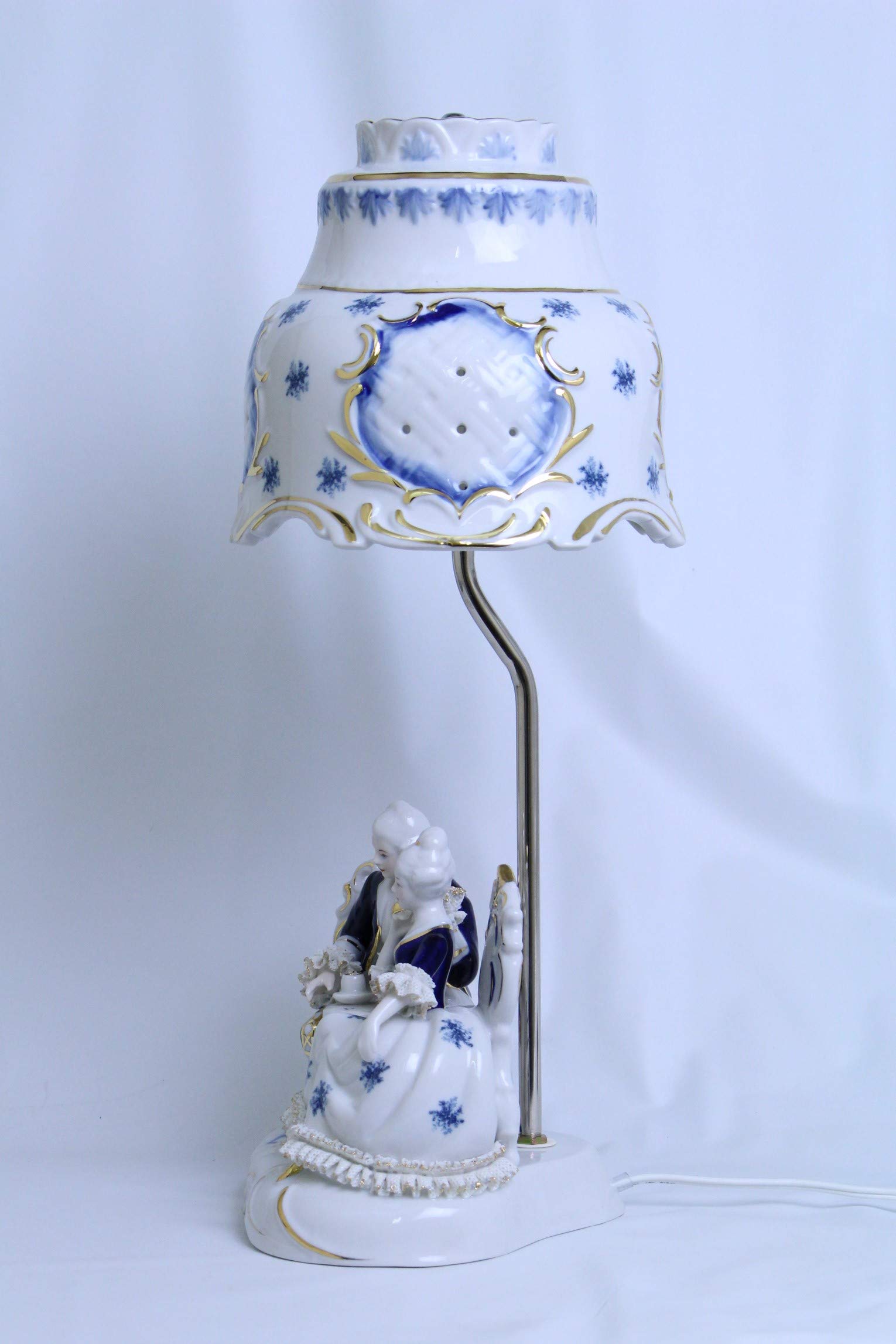 Amazon | テーケー名古屋人形製陶 陶製ランプスタンド ティタイム 陶製