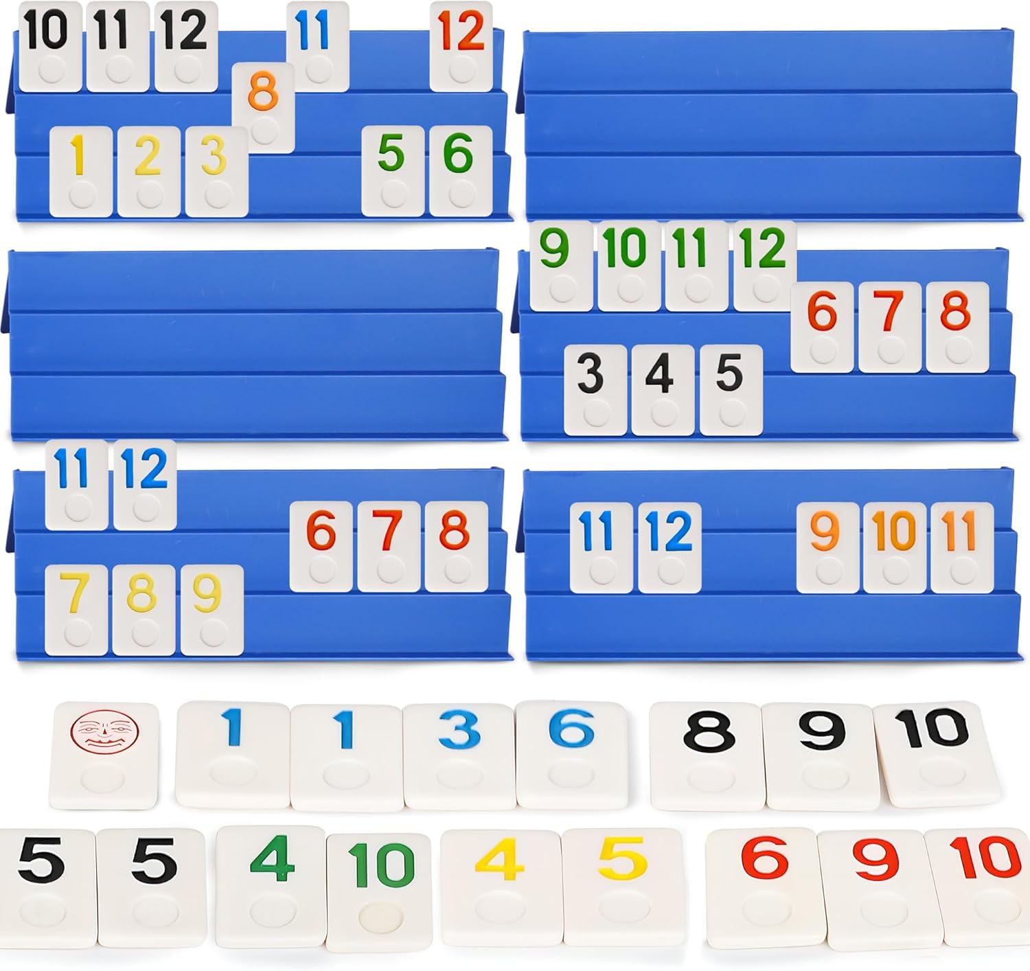Point Games Zestaw Rummy Cube Dla 6 Graczy – Klasyczna Gra Rodzinna, Wiek 8+