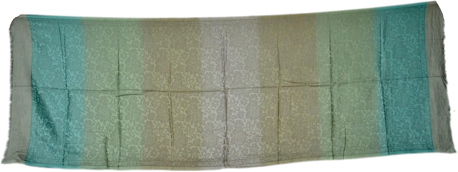 Modal Scarves for Women with Gorgeous Paisley motifs prints with Faux fur Borders Perfect for Fall/Winter.