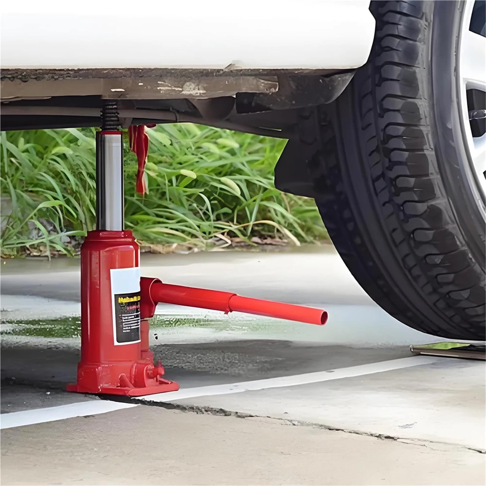 Accessori cric per Martinetti per Auto da 2/5/10 tonnellate Strumenti Martinetto per Bottiglia saldato Martinetto Idraulico per Bottiglia per Auto per Riparazione Camper cric per Auto(5 TON)