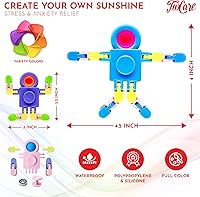 Vista 3 de Paquete de 12 juguetes giratorios para aliviar el estrés, suministros de fiesta, premios para niños y adultos, juguetes sensoriales para ansiedad