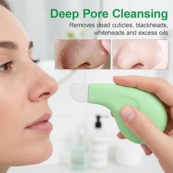1PCS Nose Blackhead Remover,Scraper Blackheads Pore Clean Scraper Facial Deep Cleansing Tool,Clean Skin Pore Spatula Remover Tools Face Spatula Deep Clean Master for Remove Facial and Nose Blackhead