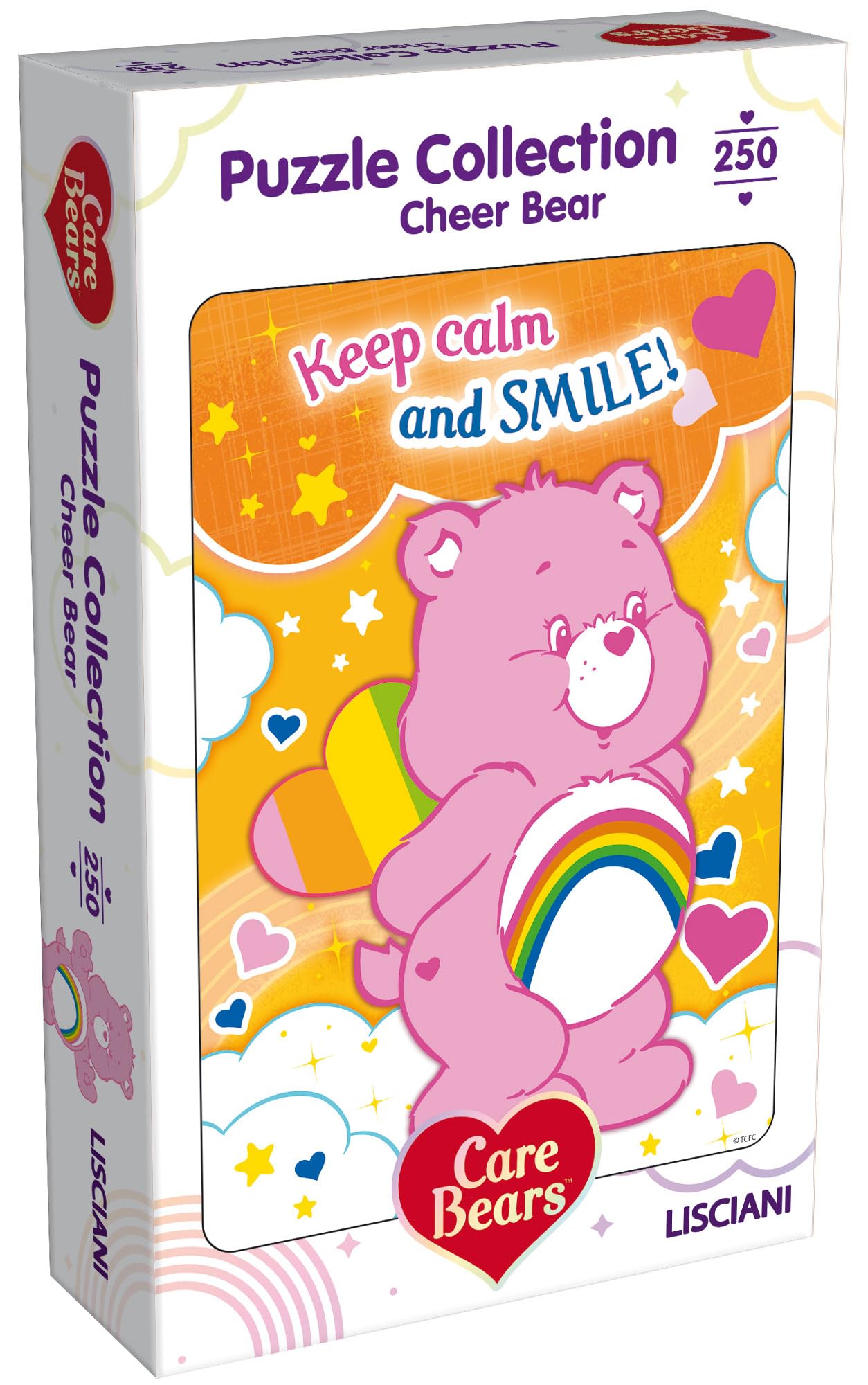 Lisciani - Care Bears - Cheer Puzzle - 250 Pieces - Puzzle for Adults & Children 7+ - Size 50 x 35 cm - Colorful Illustration - Relaxing Creative Activity