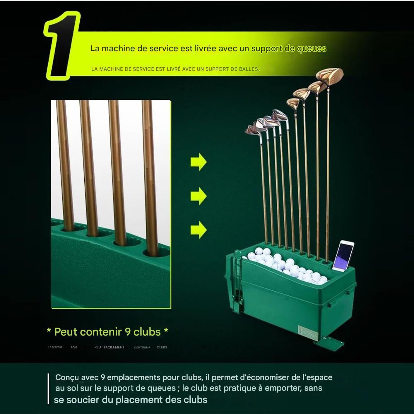 Distributore Di Palline Da Golf Per Allenamento,Macchina Automatica da Colpo Golf | Organizzatore di Club e Allenatore di Swing per Practice, Putting Green Sportivo Interno Esterno