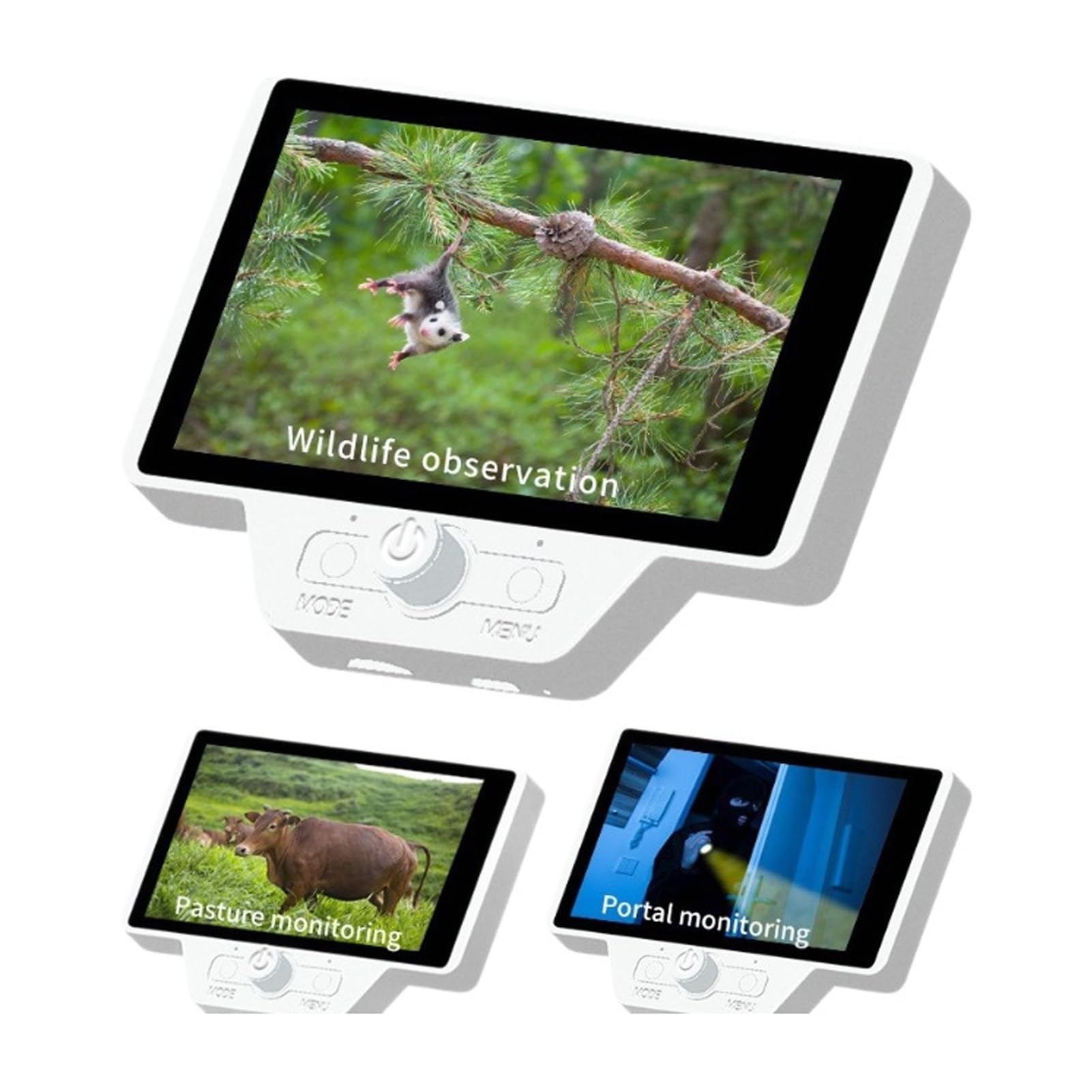 Occhiali Elettronici Intelligenti, Fotocamera 2K con Display IPS 5 Pollici per Visite Turistiche Diurne o Notturne