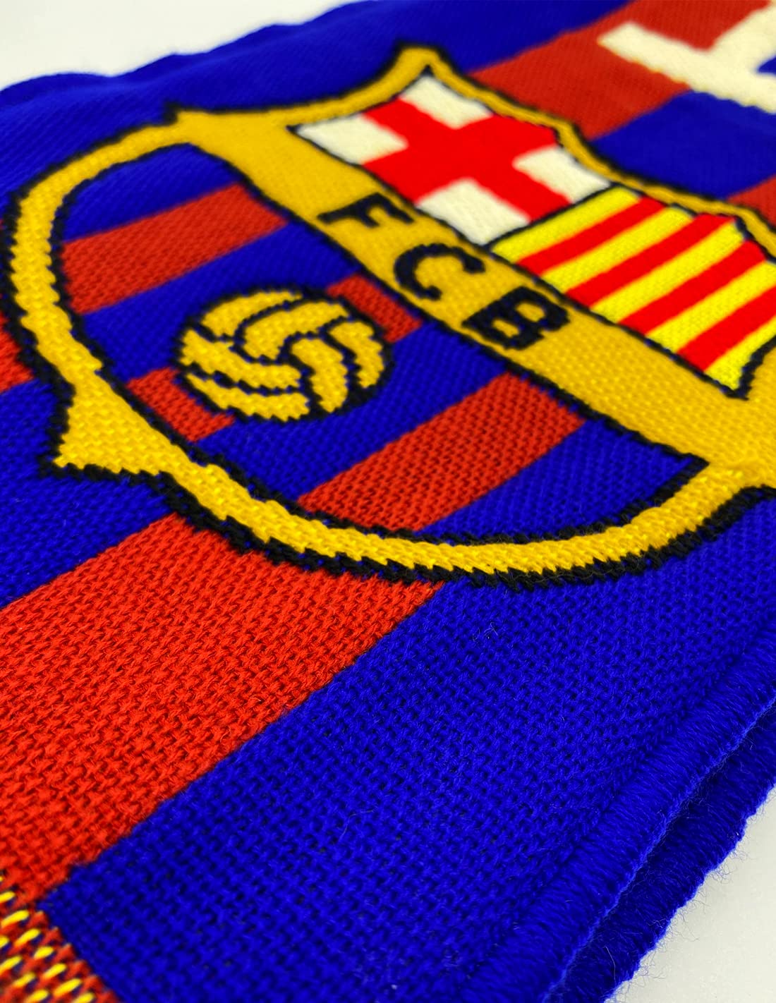 SAFTA S.A. F.C.BARCELONA BUFANDA TELAR RAYAS HORIZONTALES, Unisex adulto, Azulgrana — view 3