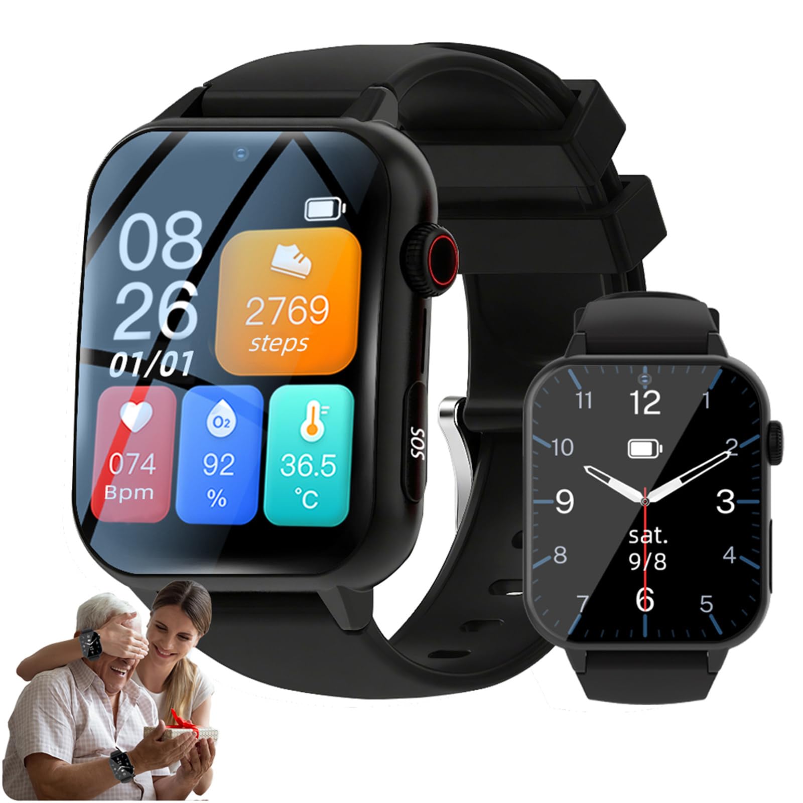 Reloj Inteligente 4g para Personas Mayores con Botón Sos B