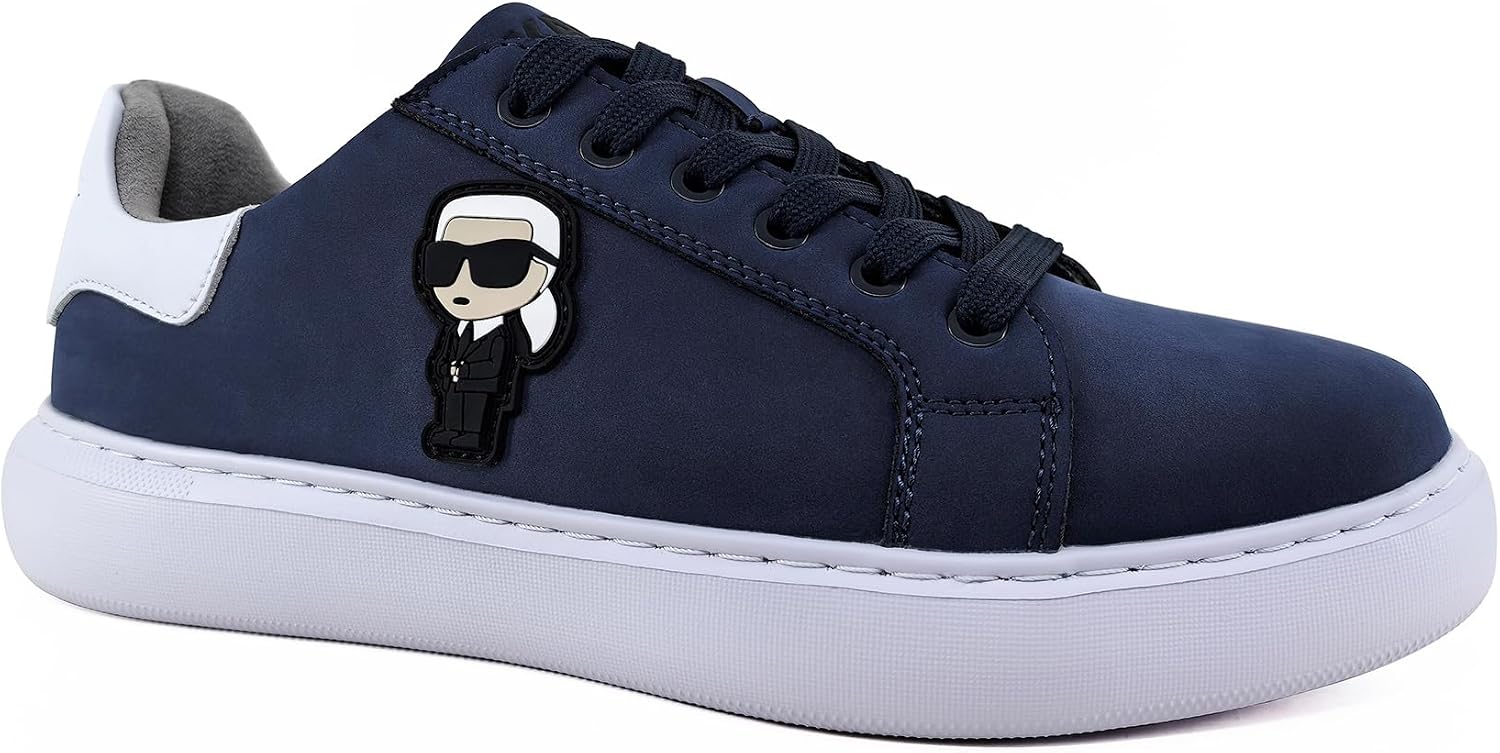 Karl Lagerfeld Mens Prosper Karl Patch Sneaker