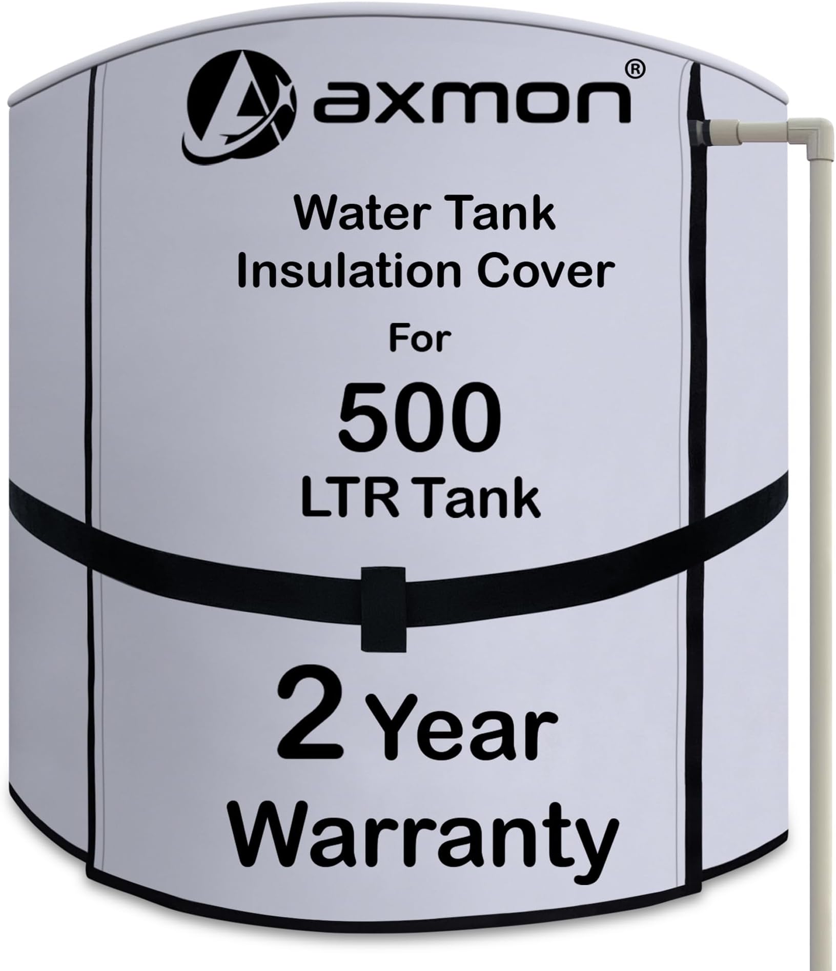 Axmon® 500 Liters Water Tank Insulation Cover - All Weather Guard For Roof Top To Protect From Hot And Cold Keeps The Cools In Summer