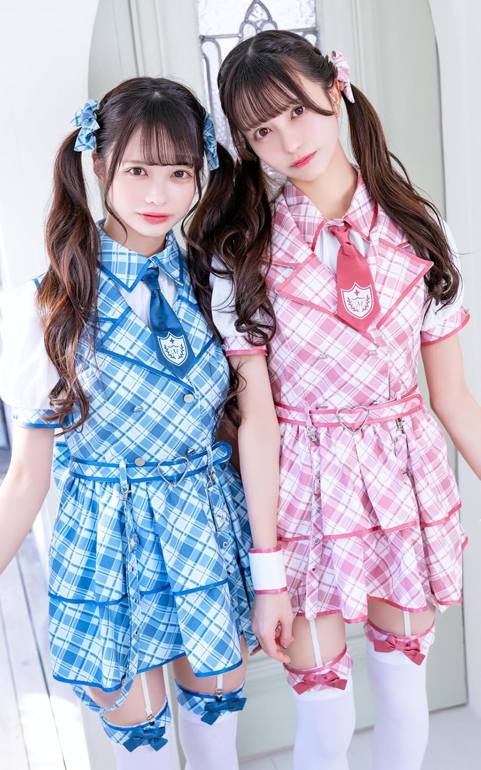 Malymoon] コスプレ アイドル 制服 チェック スクール 女子高生