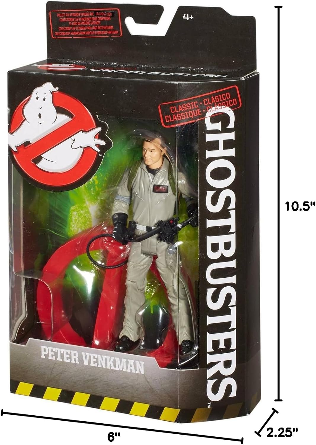 Mattel Ghostbusters Peter Venkman Action Figure 6 Inches