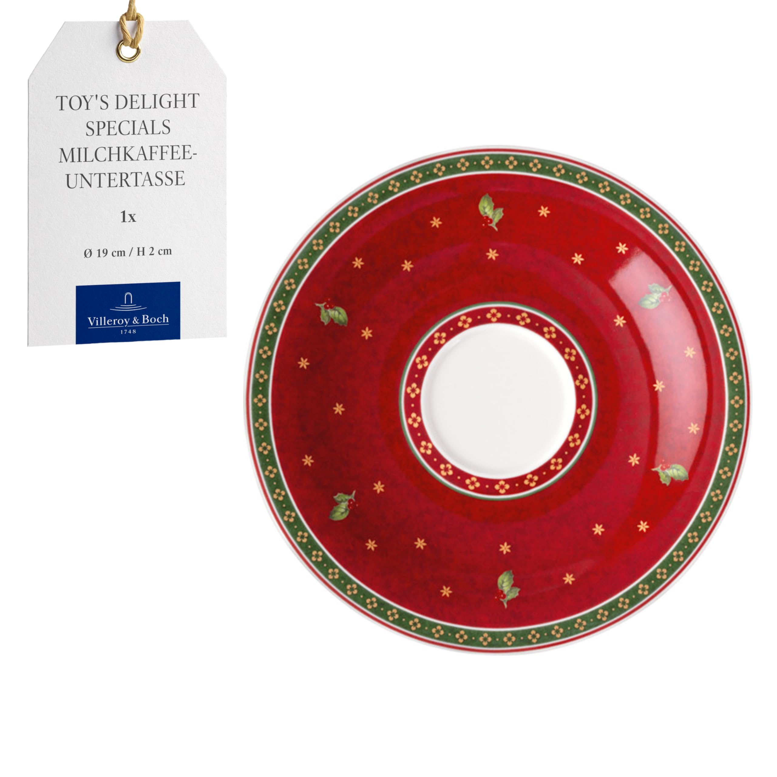 Villeroy & Boch Toys Delight Red Coffee/tea Cup Saucer from B&Q