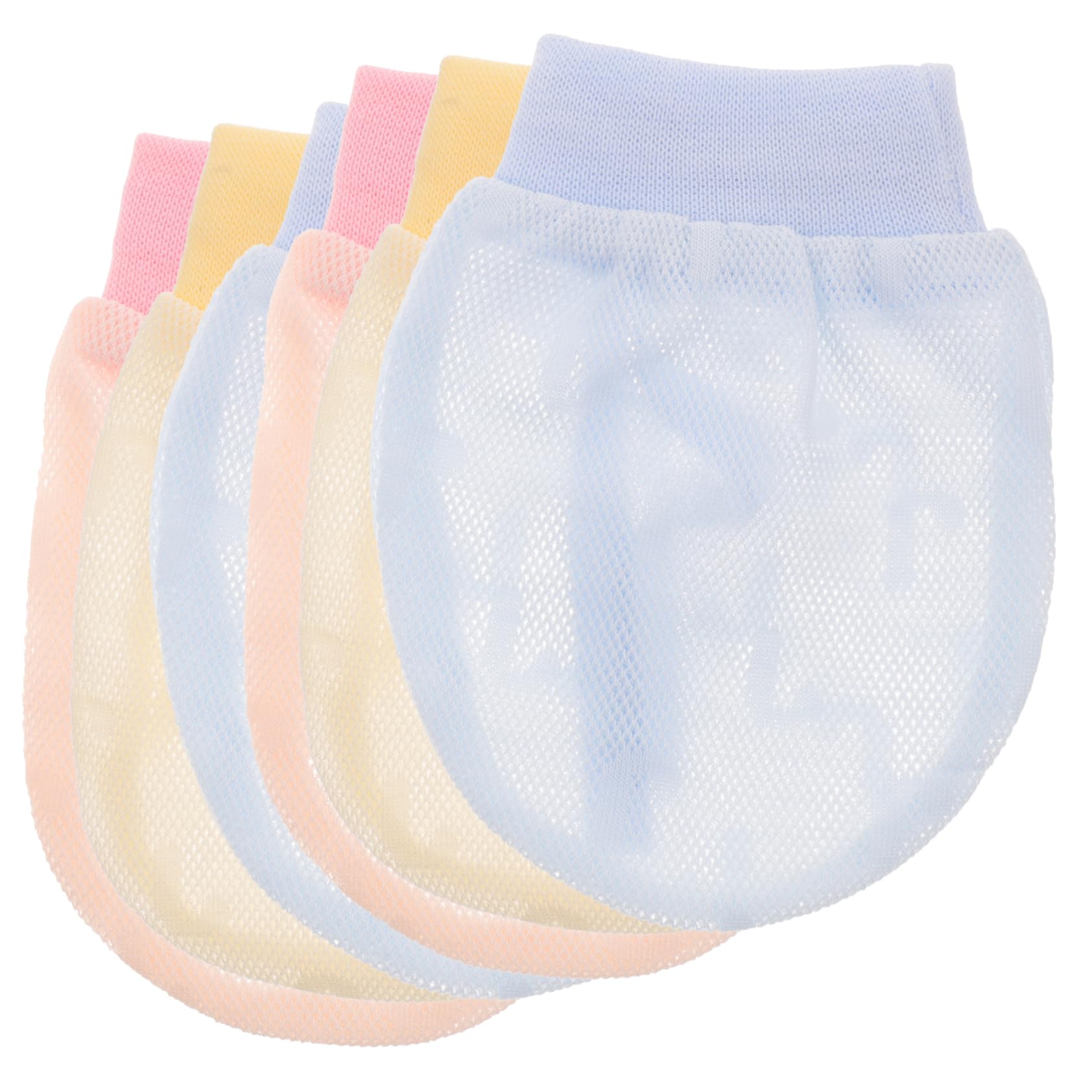 TOVINANNA Baby Gloves 6-12 Months Newborn Mittens No Scratch Soft Cotton Mittens Comfortable Rope Adjustment