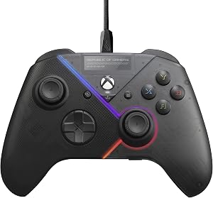 ASUS ROG Raikiri – Mando con Licencia Oficial Xbox, botones y gatillos configurables, 2 botones traseros, joystick ajustable, ESS DAC, compatible con PC, Xbox y ROG Ally