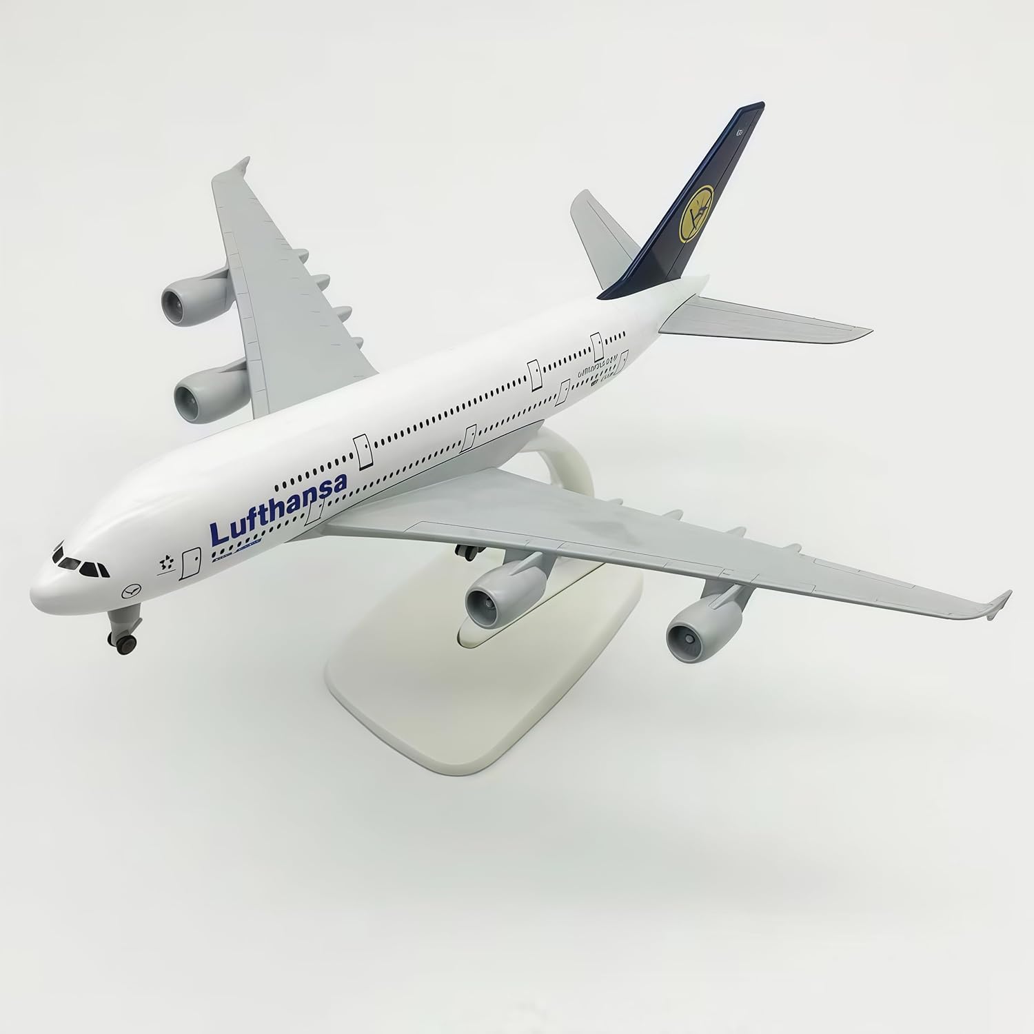 Lufthansa A380 1:300 Scale Diecast Alloy Model Airplane for Desk Display Collectible Aviation Gift