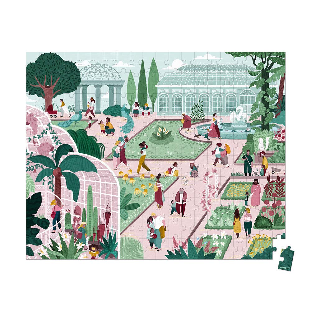 Janod 200 Piece Botanical Garden Puzzle - Ages 7+ - J02672 - Image 2