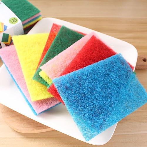 Miniatura 7 de Paño multifuncional para lavar platos de aceite de cocina, paño de limpieza de color, paño de esponja para lavar platos, 40 piezas en perlas de