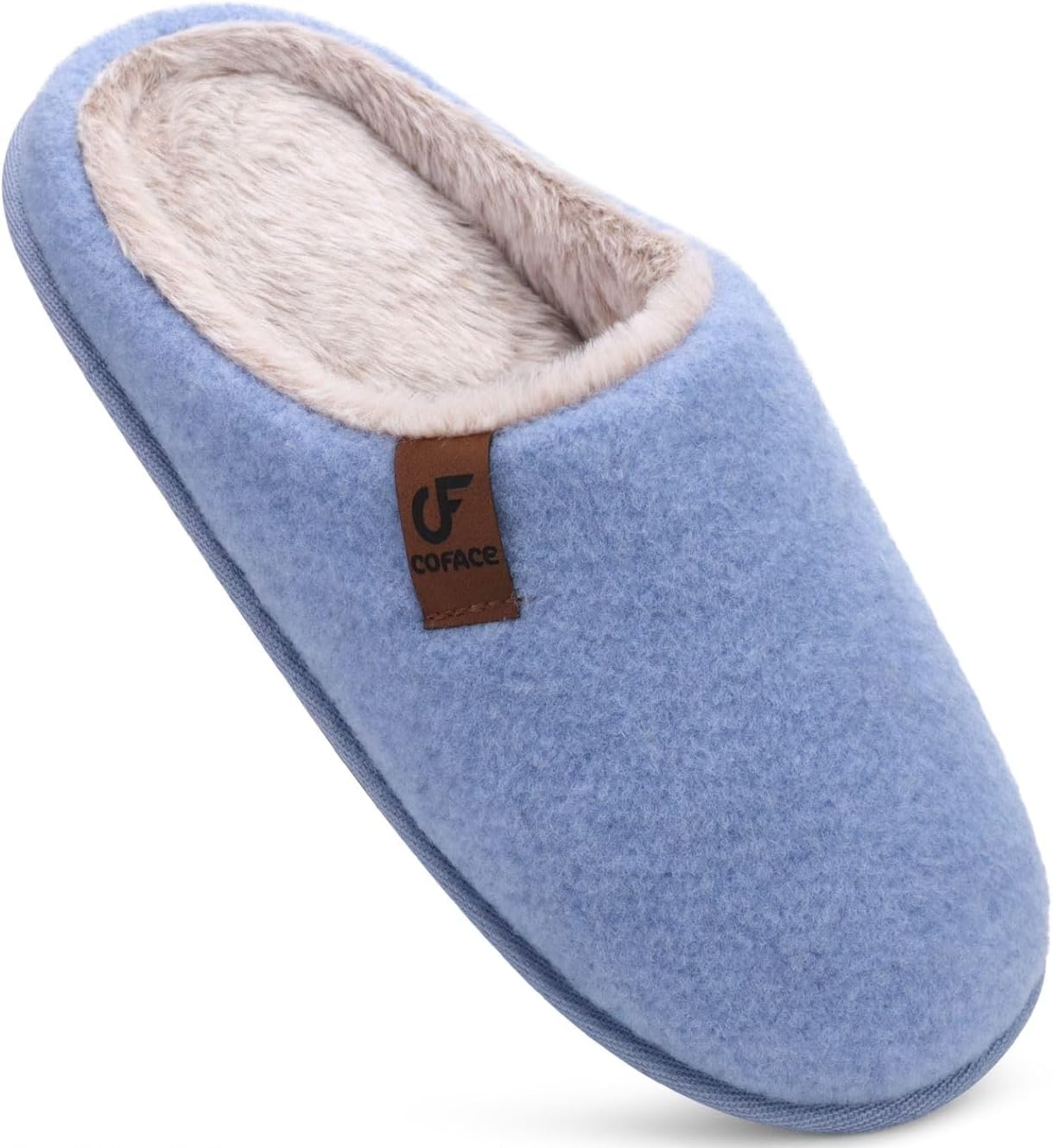 COFACE Mens Cozy Memory Foam Scuff Slippers Casual Slip On Warm House Shoes Indoor/Outdoor Sandal Slippers With Arch Support Rubber Sole Size 7-15 - Image 8