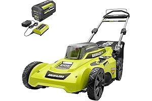 Ryobi 20-Inch 40-Volt Lithium-Ion Brushless Cordless Walk Behind Lawn Mower