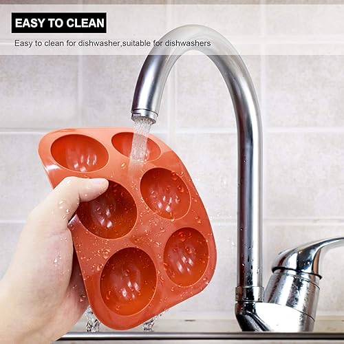 Miniatura 84 de Walfos Molde de silicona para letras y números de chocolate, molde antiadherente para chocolate, hecho de silicona de grado alimenticio, sin BPA, 2