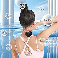 Vista 5 de Vibrating Massage Ball with 5-Speed Mode for Muscle Recovery, Myofascial Release - Deep Tissue Massage Ball for Trigger Point Massage - Mobility