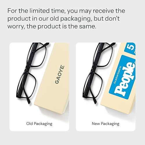 Miniatura 3 de Gaoye - Paquete de 5 lentes de lectura con bloqueo de luz azul, ligeros, con bisagra de resorte y lentes con filtro antirreflejo, para mujer y