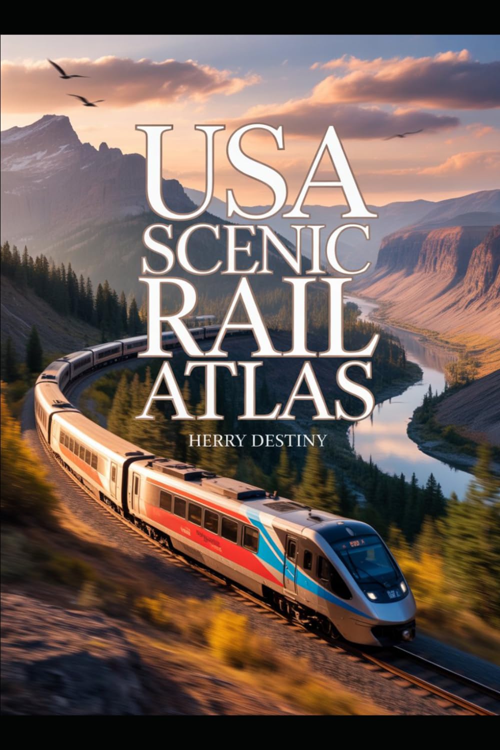 USA Scenic Rail Atlas: Historic & Modern Train Routes with Maps
