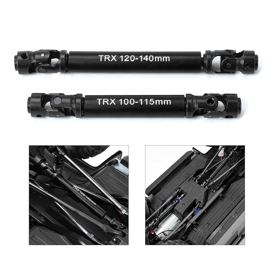 【RC4WD製 ドライブシャフト ３本セット！】TF2 TRX ラジコン Amazon.co.jp: 3 個金属ドライブシャフト CVD ドライブシャフト