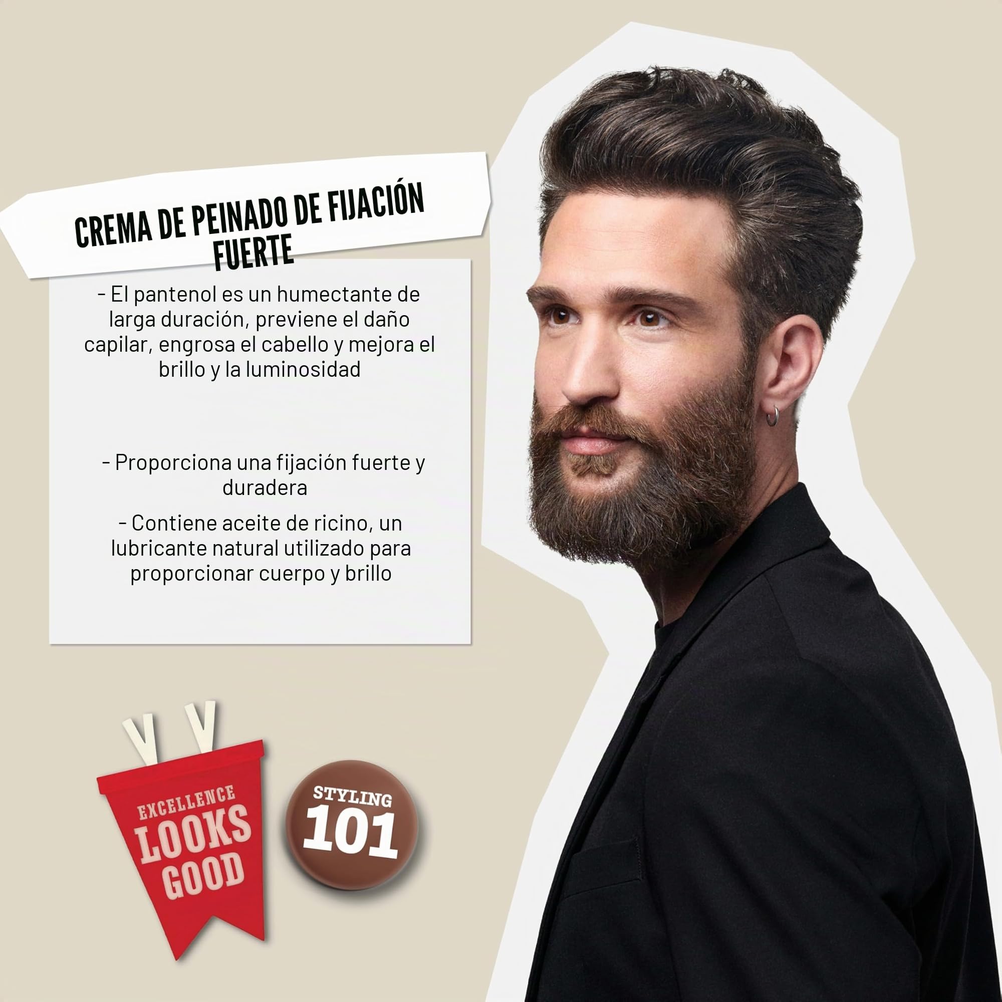 American Crew Crema De Fijación Fuerte - 100 ml.