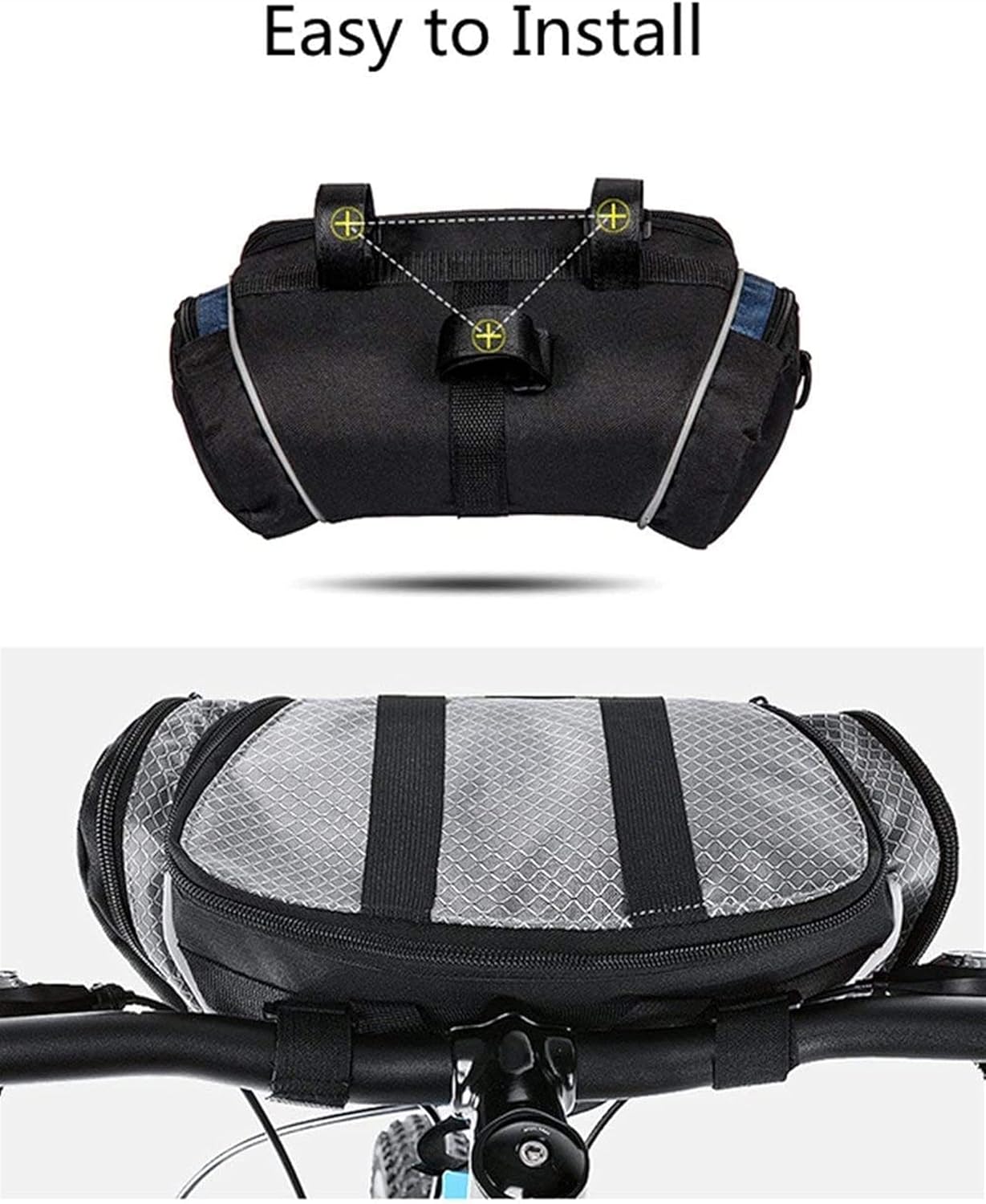 Bicycle Handlebar Chartered Front Bag, Riding Equipment, Bicycle Bag, Front Bag, Upper Tube Bag, Shoulder Bag