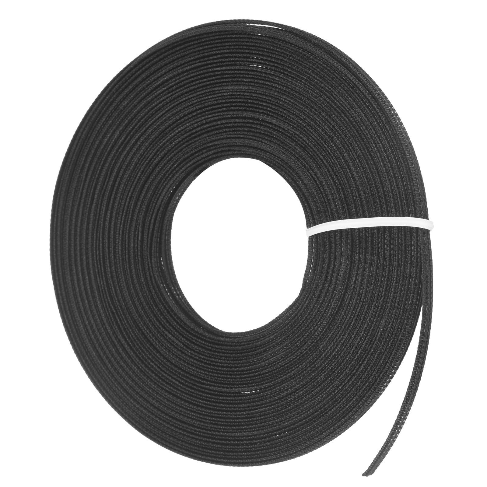 PATIKIL 8 Yards Polyester Boning for Sewing, 4mm Sew-Through Low Density Boning for Corsets Bridal Gown Evening Dress Lingerie Hats Crafts, Black