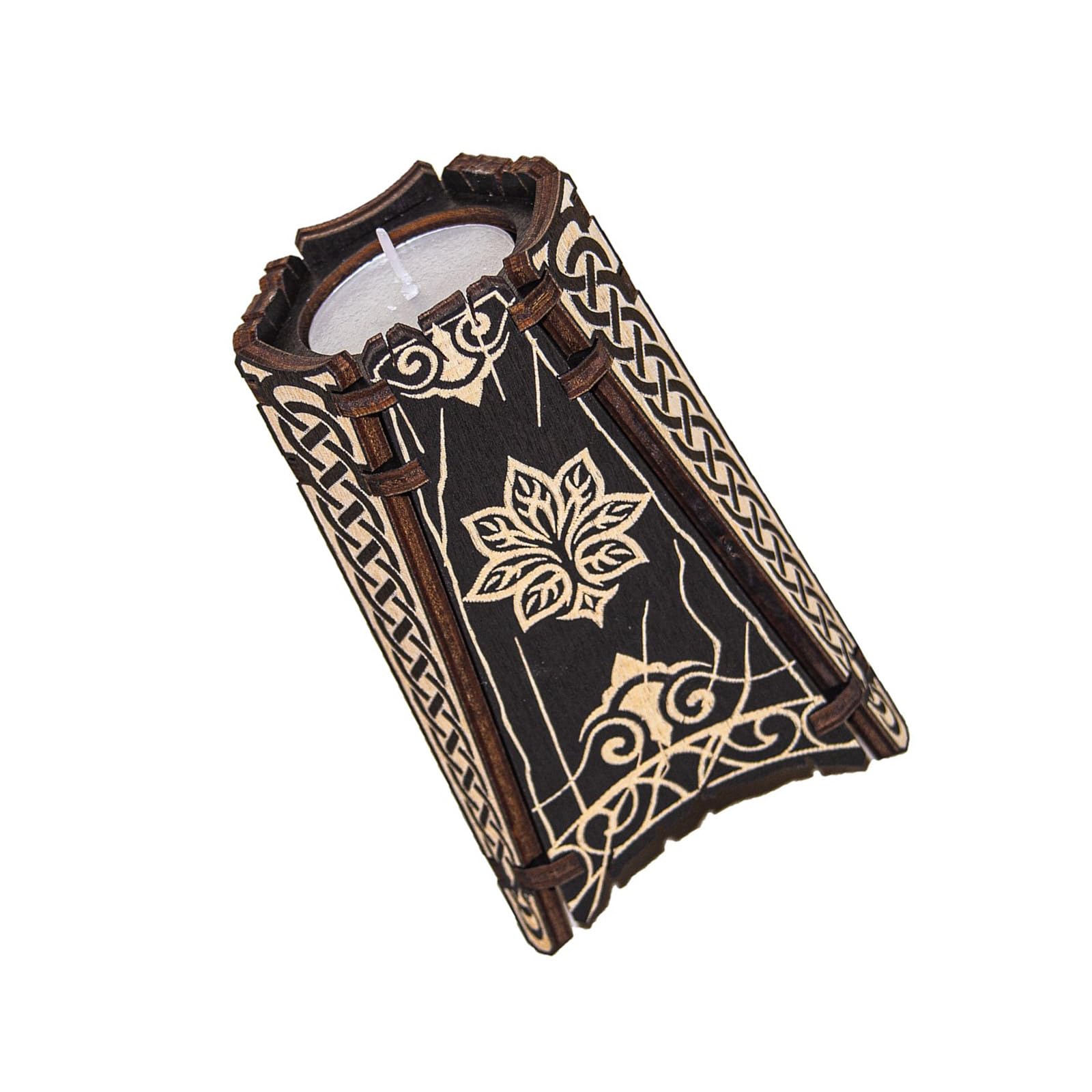 Xjdzineq Wooden Tealight Holders Wood Votive Candlestick for Weddings Party Table Centerpieces