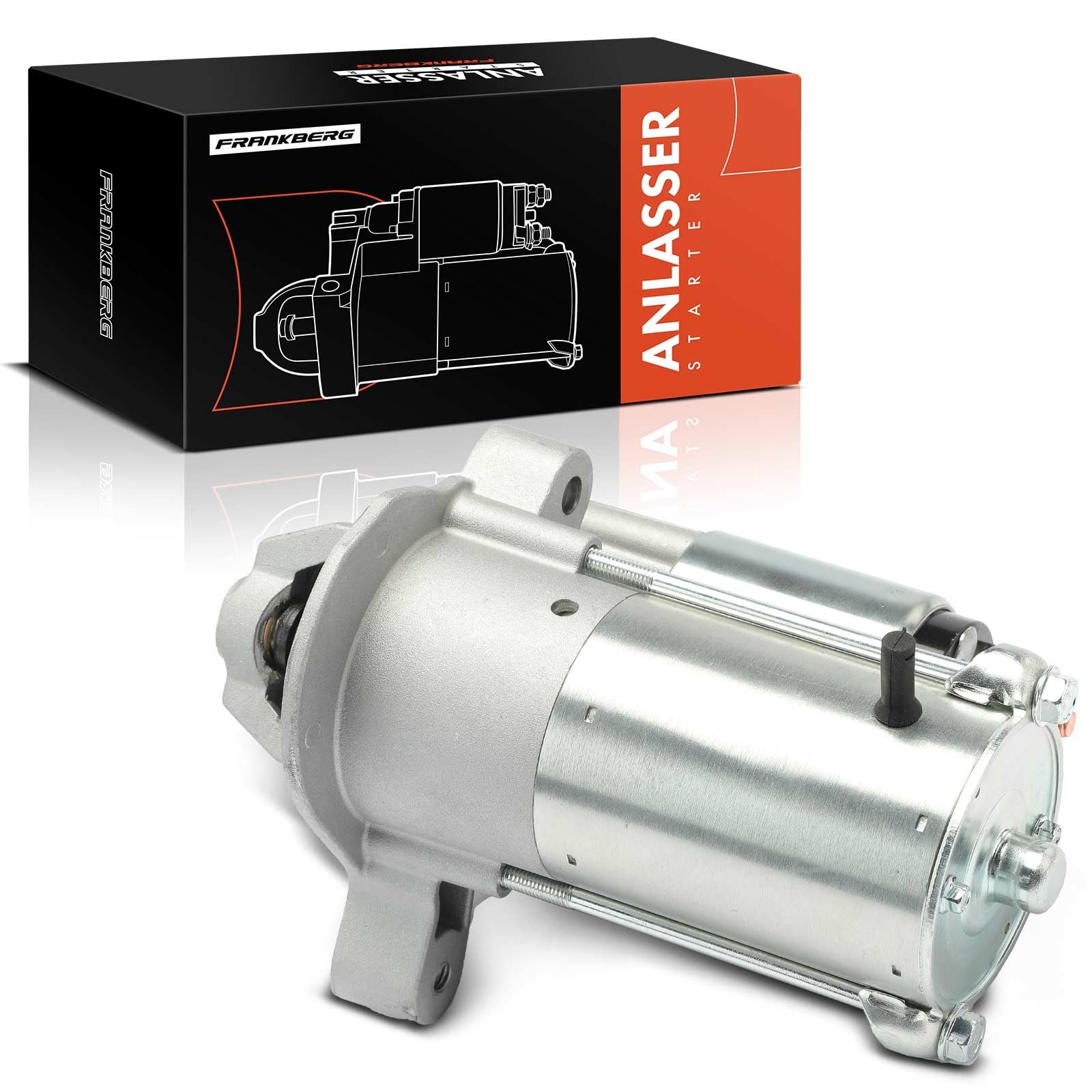 Frankberg Motor de arranque 14 kW 12 V 12 dientes 2S6U-11000-EB | Compatible con: Furgoneta Fiesta V, Tourneo Courier B460 MPV, Fiesta V JD JH, Fiesta VI Van, B-Max JK, Fiesta VI CB1 CCN