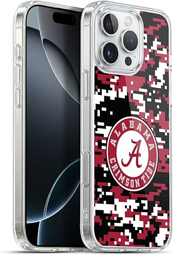 Miniatura 382 de Head Case Designs Funda de gel con logotipo oficial de la Universidad de Alabama UA [protección de grado militar] compatible con Apple iPhone 11