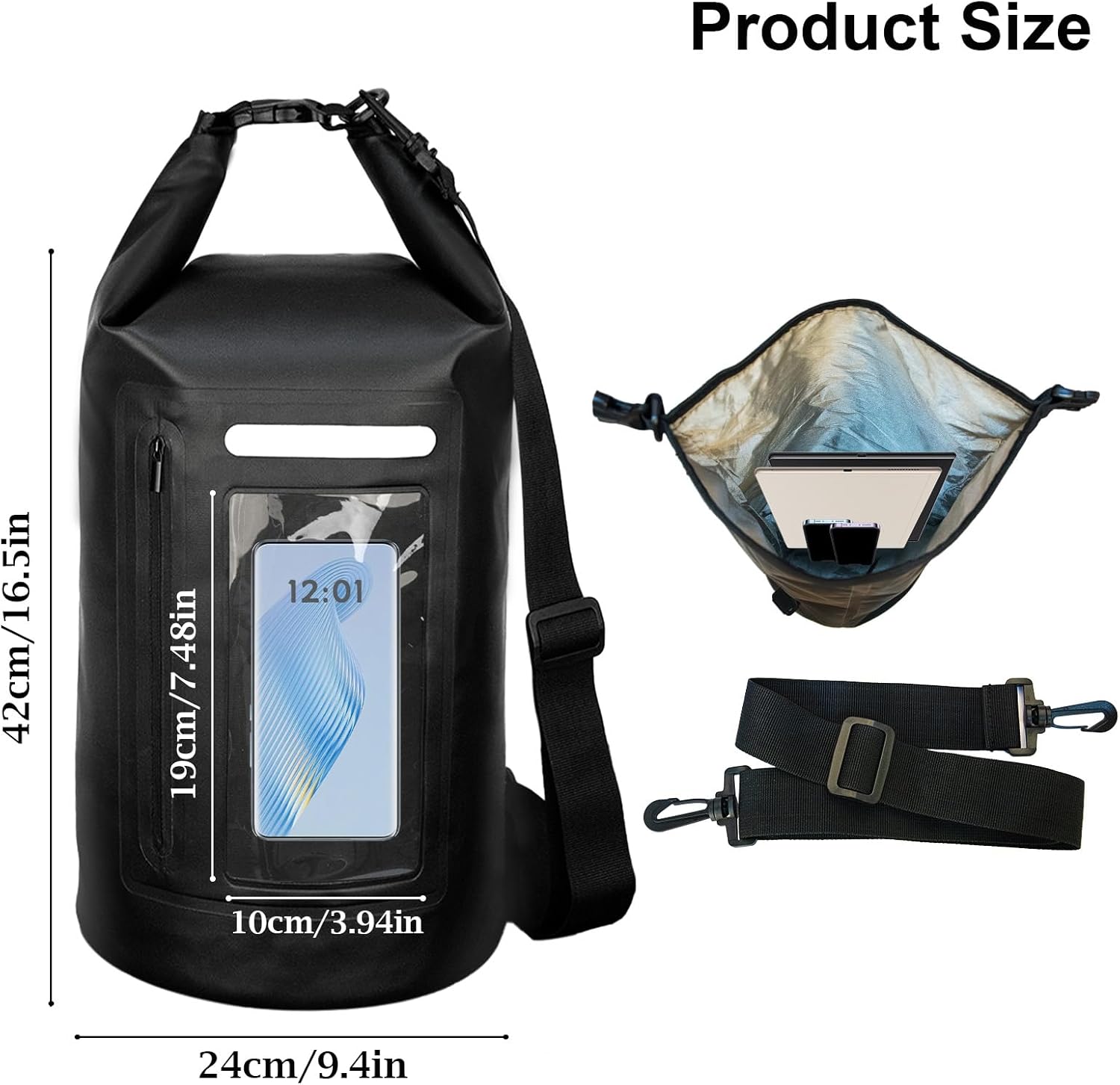 15L Faraday Bags, Waterproof Faraday Cage for Laptops & Tablets & Phones & Car Keys, RFID Signal Blocking Pouch, Anti-Theft Anti-Tracking EMP Bag - Image 4