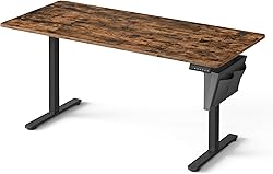 SONGMICS Bureau Électrique Réglable en Hauteur, 180 x 80 …