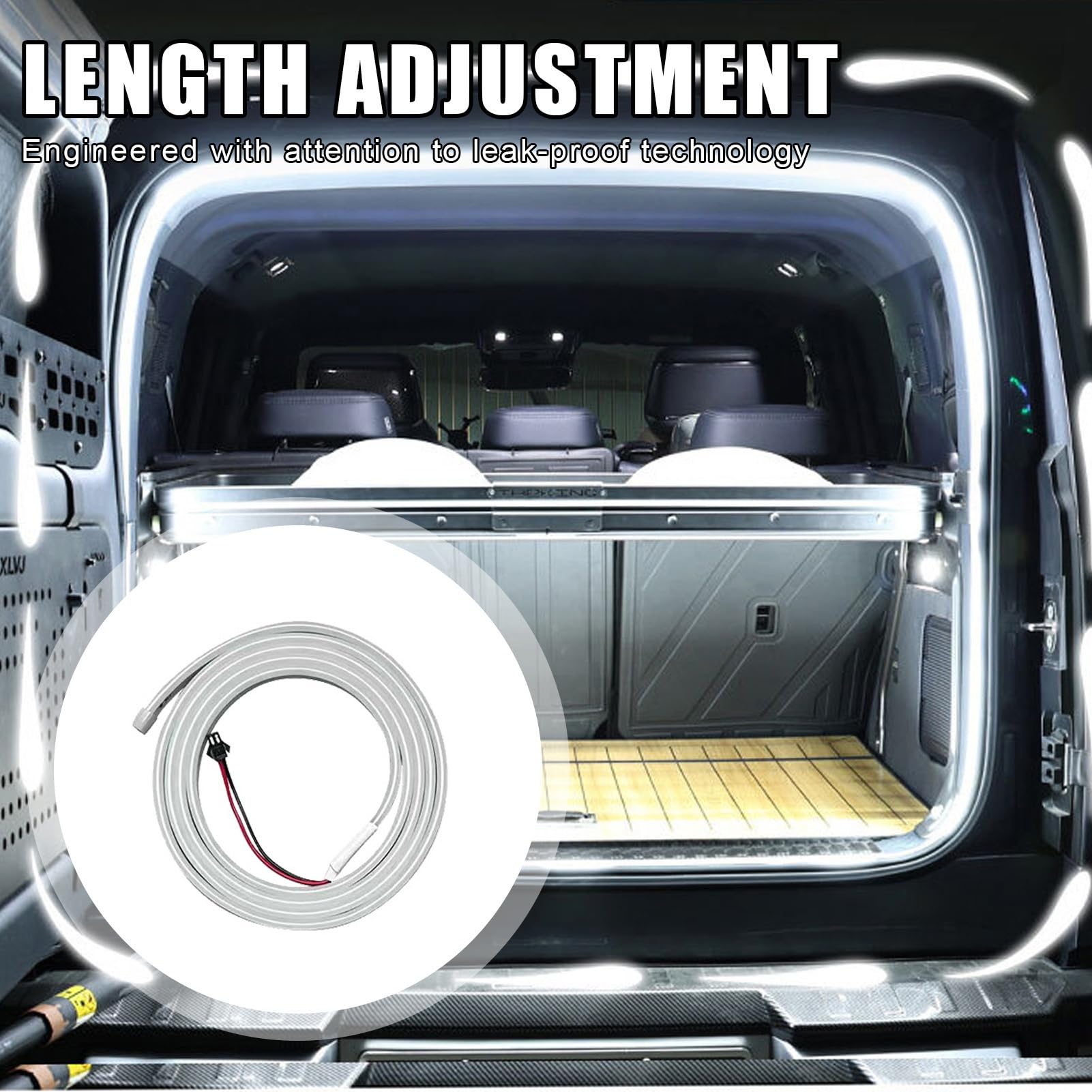 Luces LED En Tira para Camiones - Luces LED Interiores para Coche - Accesorios de Iluminación para Vehículos de Carga, Camiones, Furgonetas y Decoración para Hombres y Mujeres