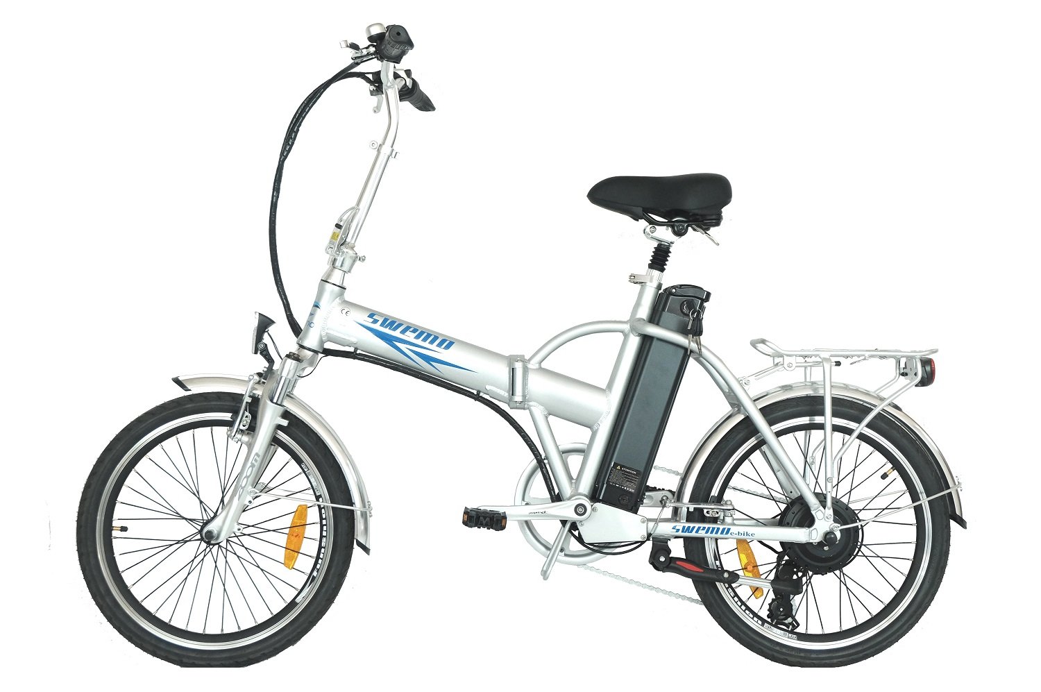 20 Zoll Swemo Alu Klapp E-Bike / Pedelec Sw 100 Neu (Silber) Sport & Freizeit