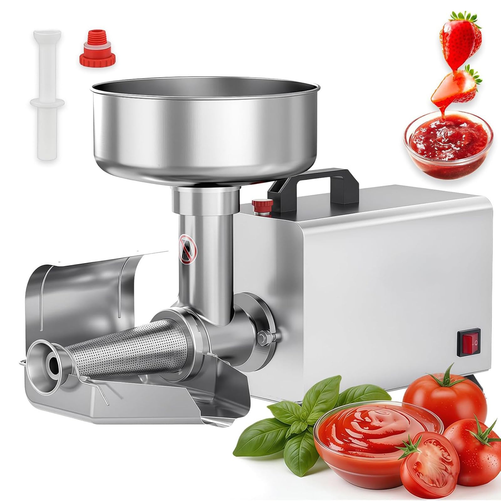 Passaverdure Elettrico Professionale 450w per Pomodori E Salsa Mele