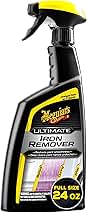 Meguiar's Ultimate Iron Remover - Quickly Remove Embedded Iron Particles and Industrial Fallout That Impair Paint Color, Clarity, and Paint Smoothness - Chemical Contaminant Remover - 24 Oz