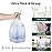1.2 Gallon Small Trash Bags Biodegradable-Inwaysin 180 Counts Mini Trash Bags, Unscented Small Garbage Bags, Waste Basket Liners for Kitchen, Bathroom, Bedroom, Office, Camping