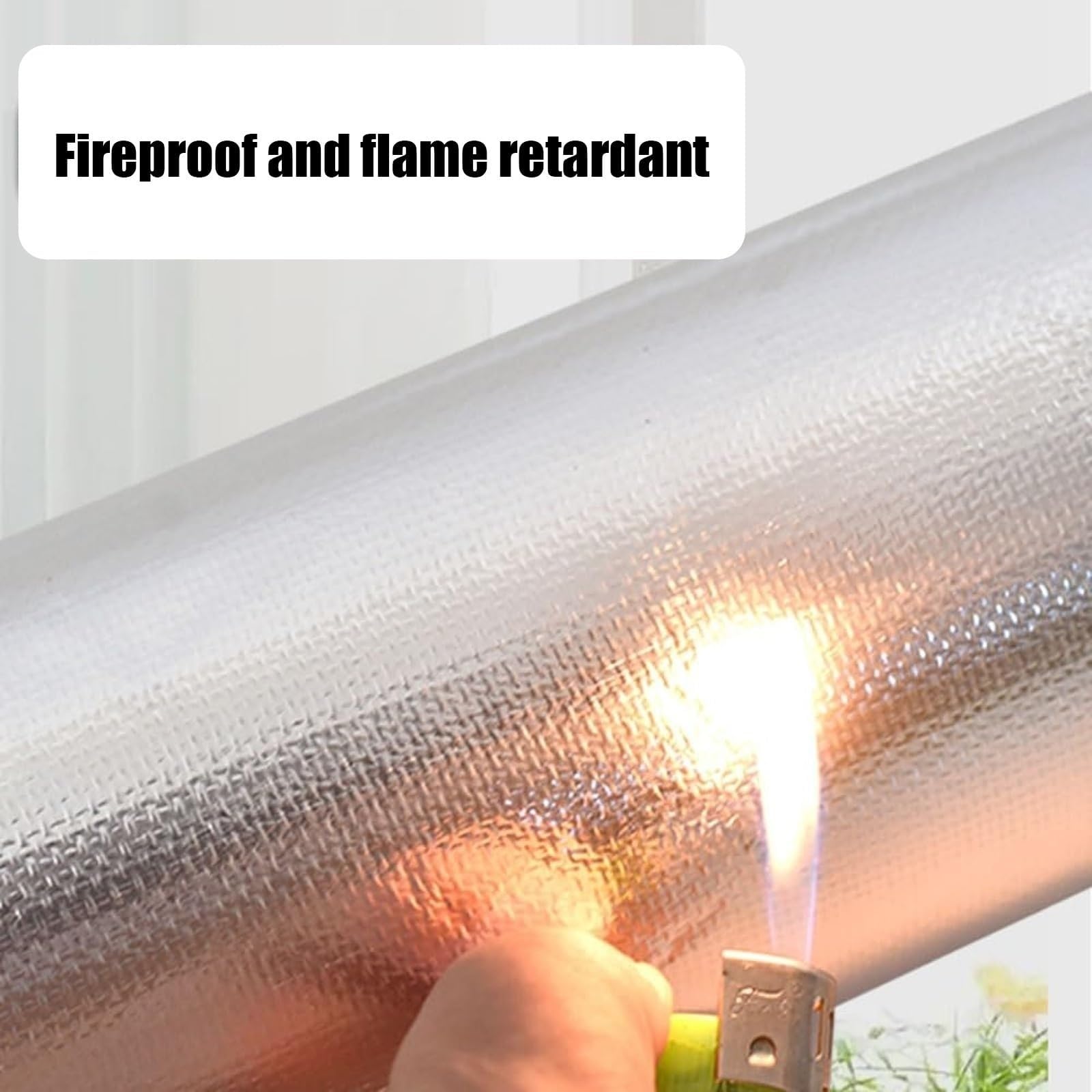 Manguito Aislante for tuberías: Lana de Vidrio/Lana de Roca Resistente a Altas temperaturas con lámina de Aluminio, Aislamiento térmico ignífugo(ID-108mm/4.25" TH-50mm/1.96")