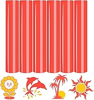 Vista 7 de Tintnut Vinilo HTV de Neón - 10 Hojas de 12 X 10 pulgadas Vinilo de Transferencia de Calor Neón Pastel Vinilo para Planchar para Camisetas Bricolaje