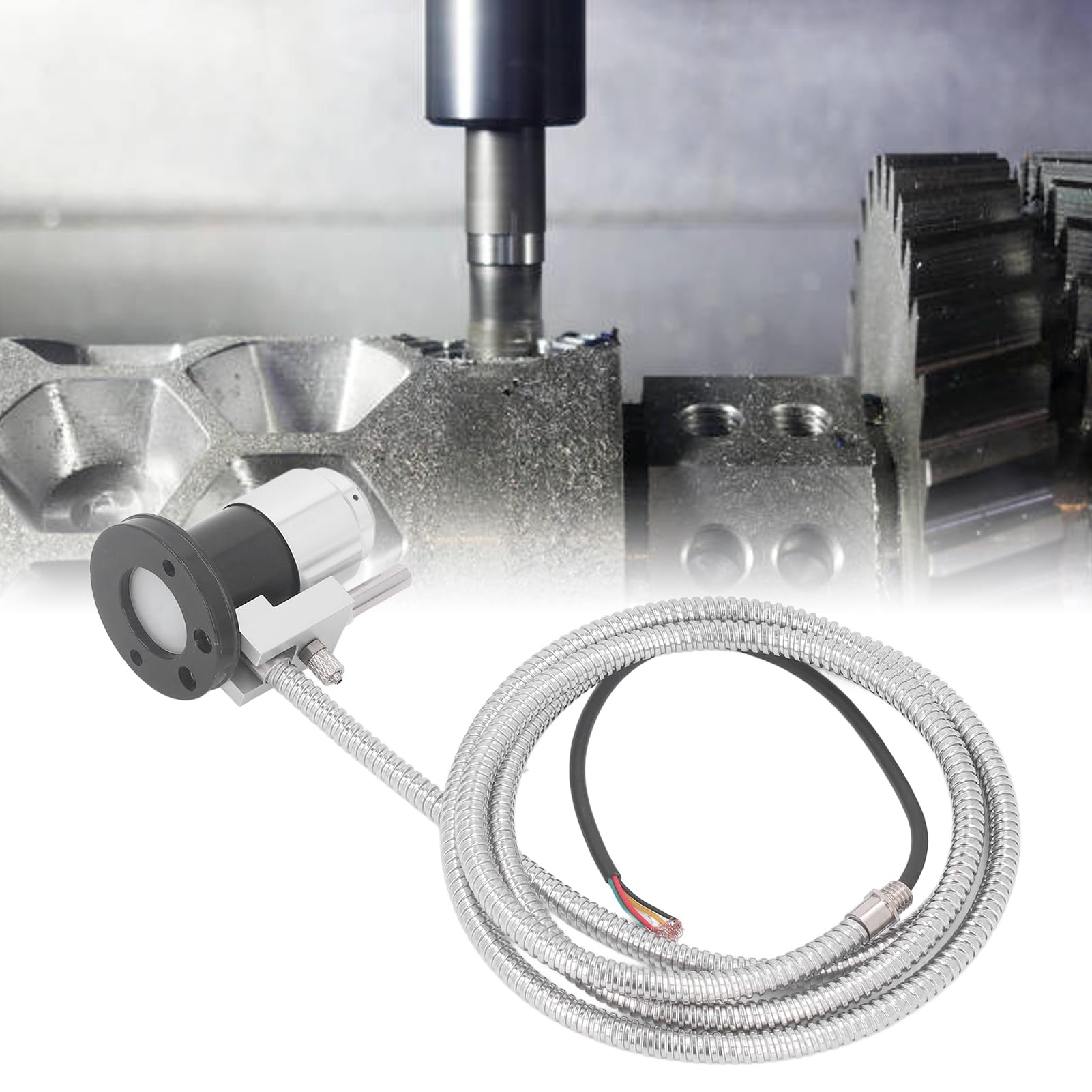 Jeanoko Precyzyjny Przyrząd do Ustawiania Narzędzi Osi Z do Ustawiania Obrabiarek CNC DC 0-24 V dla Mechaników i ślusarzy
