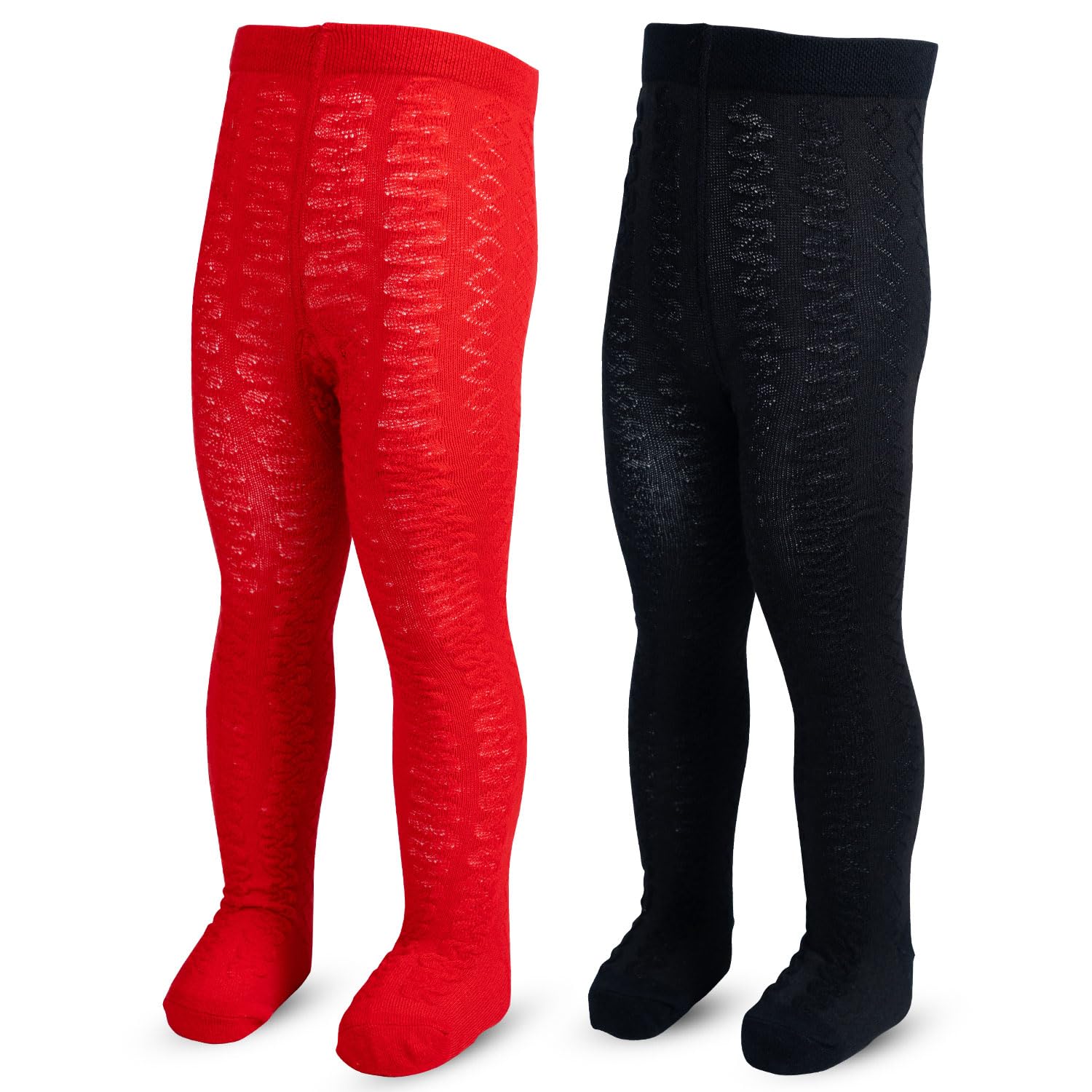 mee mee Baby Stockings | Unisex Lights | Full Length | 100% Cotton |Stretchable| Snug Fit |Unisex Stockings | Pack Of 2-picture-38