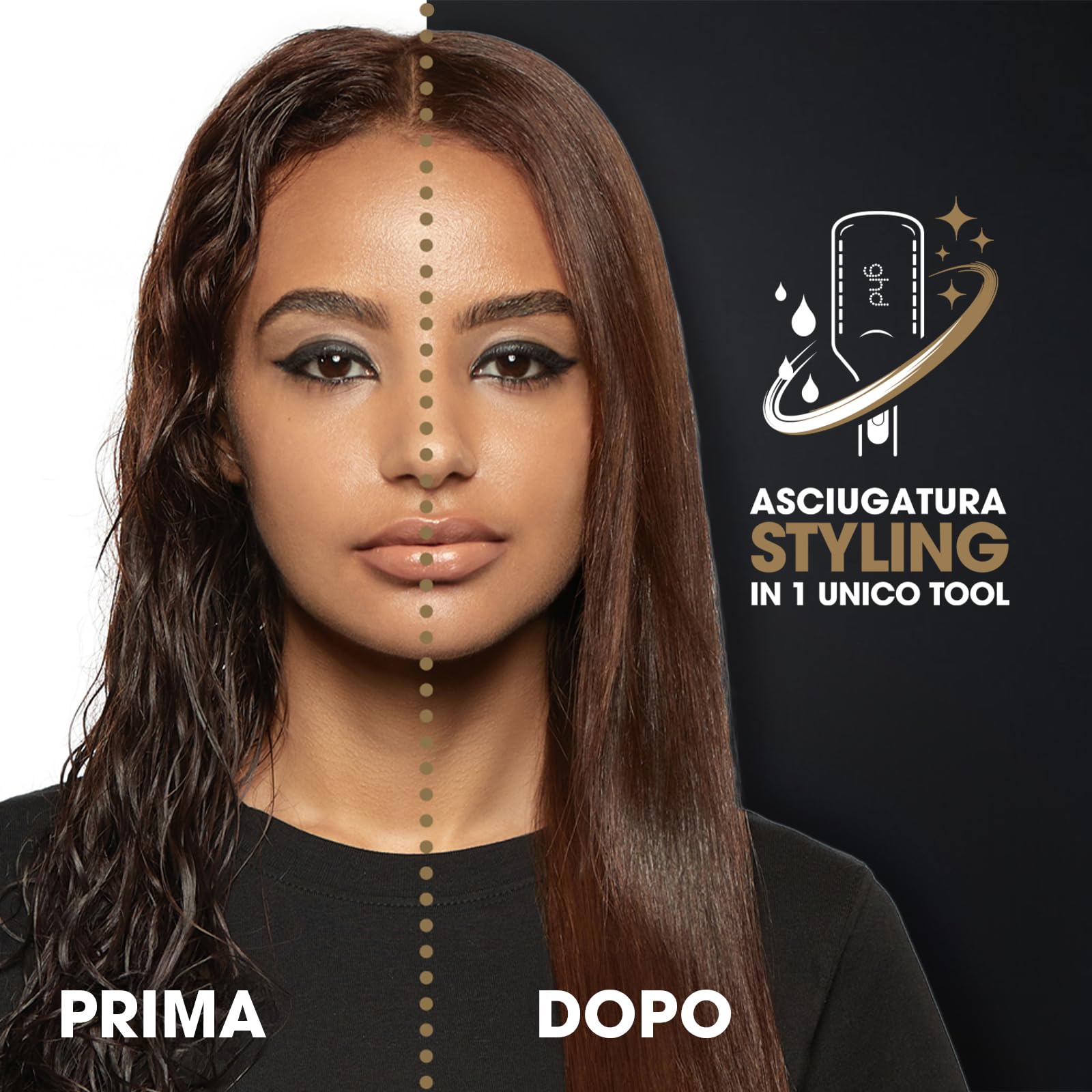 ghd Duet Style 2-in-1 Styler ad Aria Calda – Da Bagnato a Styling Senza Danni da Calore, Capelli Senza Crespo e Più Lucenti – Per Tutti i Tipi di Capelli