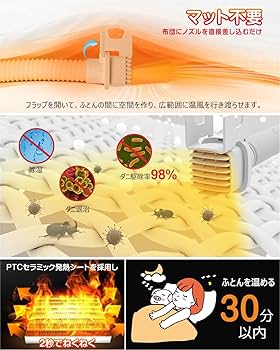 Amazon.co.jp: 布団乾燥機 セラミックファンヒーター 1台2役 Amazon.co.jp: 布団乾燥機 セラミックファンヒーター 1台2役