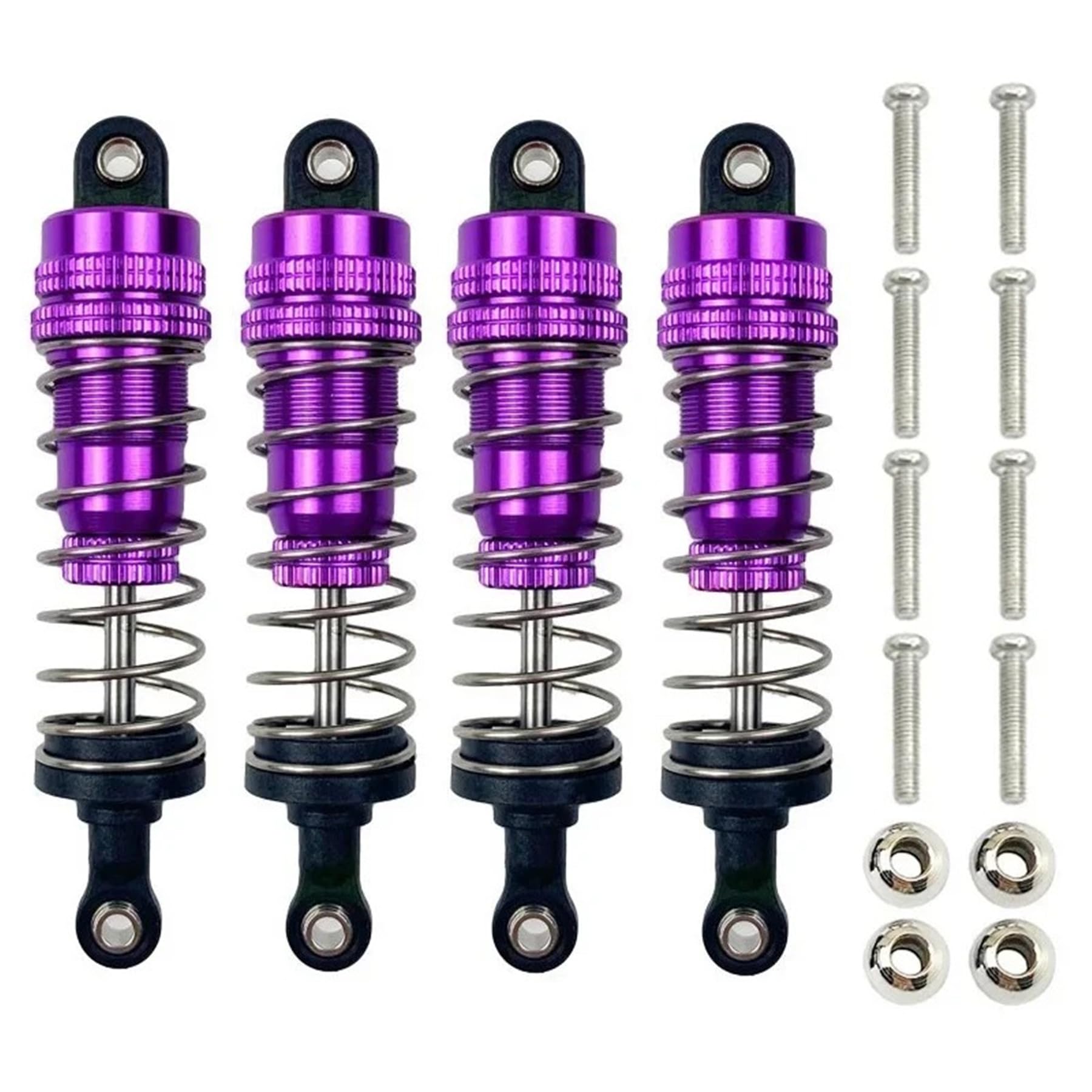Dantenron RC Car 144001 Shock Absorber Damper Upgrade Parts With Oil Filled Metal Shocks Suspension Replacement Accessory Compatible with 1/14 WLtoys