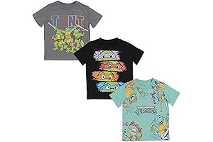 Teenage Mutant Ninja Turtles 3 Pack Short Sleeve Kids Graphic T-Shirt