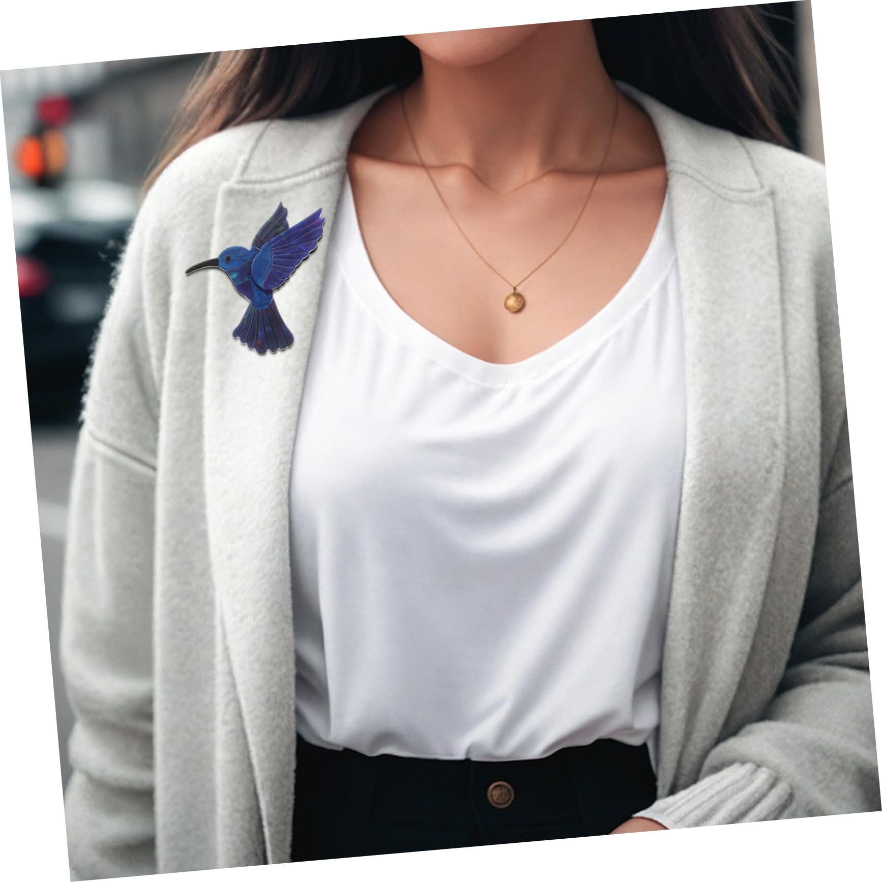 SHERCHPRY 5stücke Hummingbird Brosche Pin Aus Strapazierfähigem Material Süßes Design Für Kleidung Schals Und Taschen Dekorativer Anstecker Für Verschiedene Anlässe
